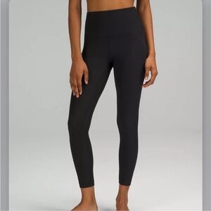 Lululemon Black Ribbed High-Waisted Align Leggings